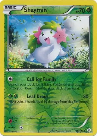 Boundaries Crossed Shaymin #10/149 reverse holo